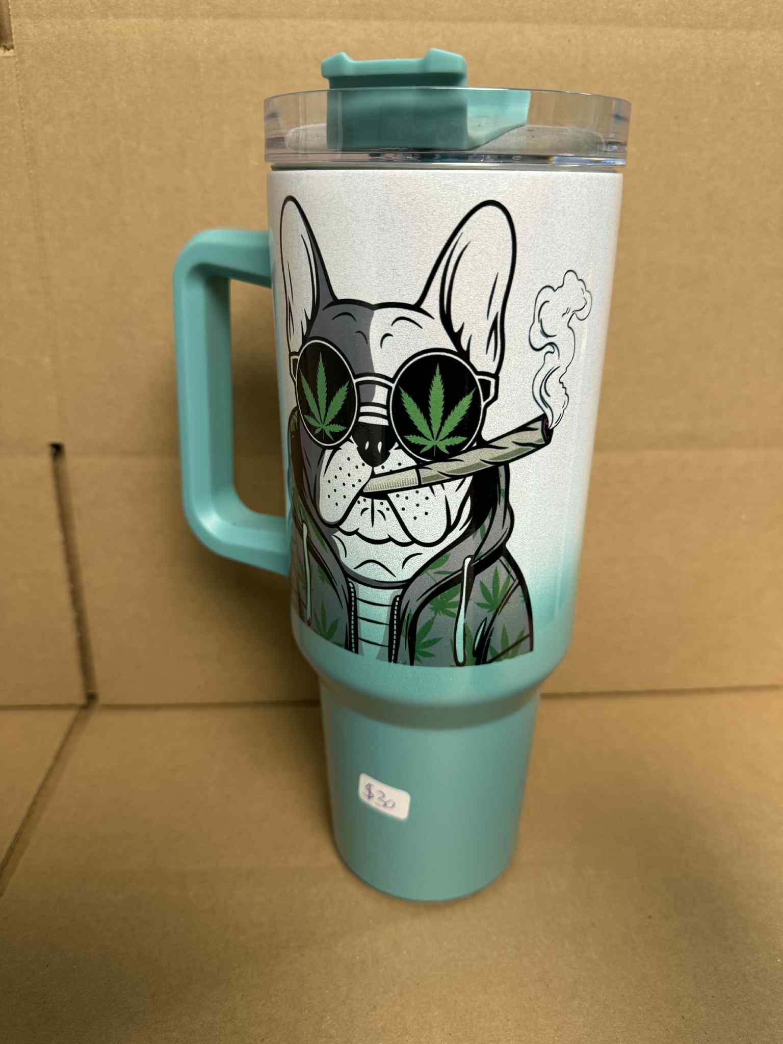 Stoney Frenchie - Sublimation 40oz Stanley Style Tumbler with Straw