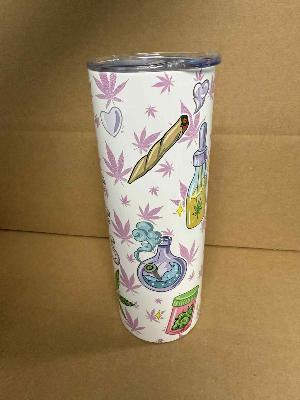 Puff Puff Pass - Sublimation 20oz Tumbler with Straw