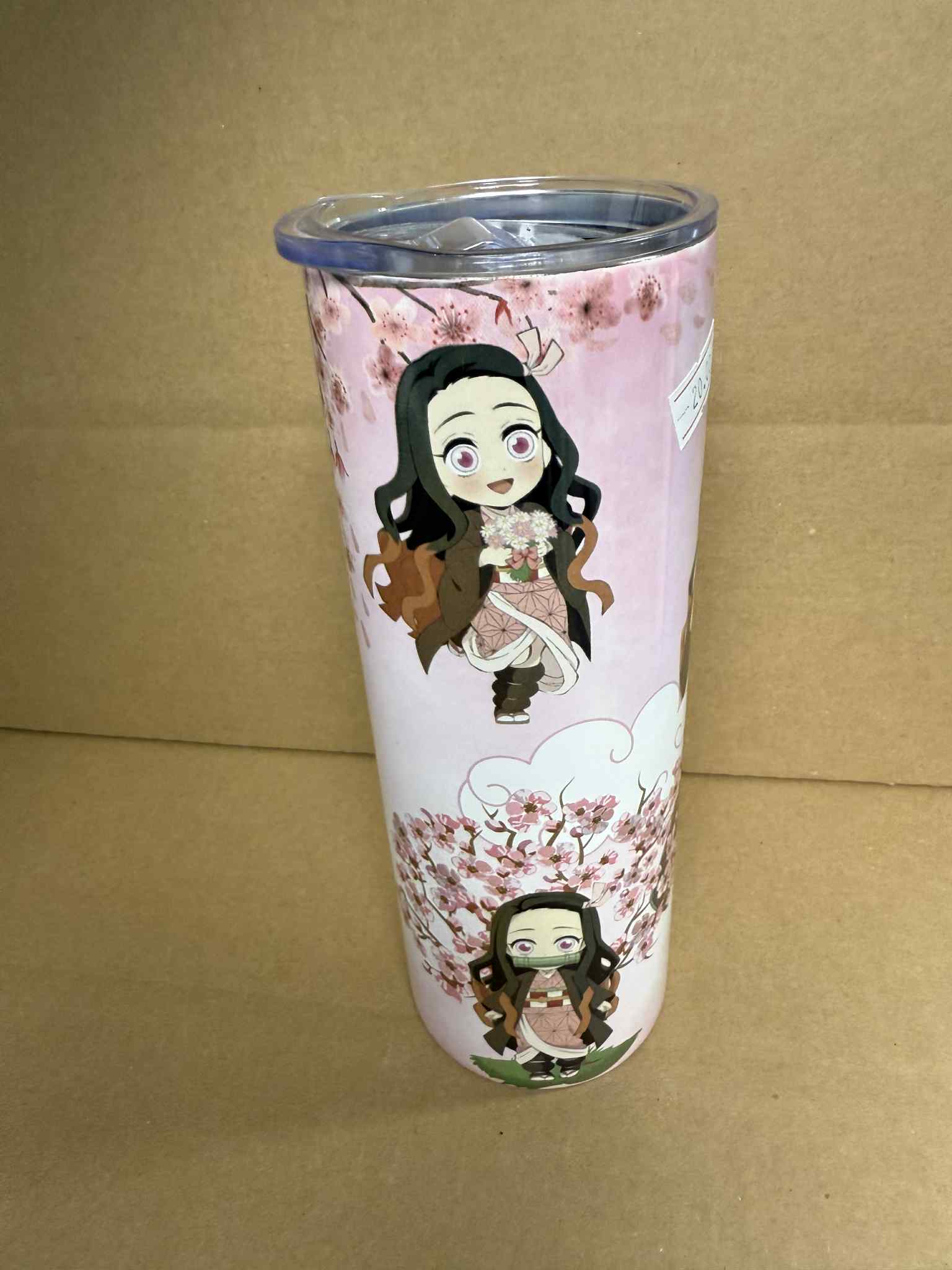 Nezuko Kamado Demon Slayer - Sublimation 20oz Tumbler with Straw