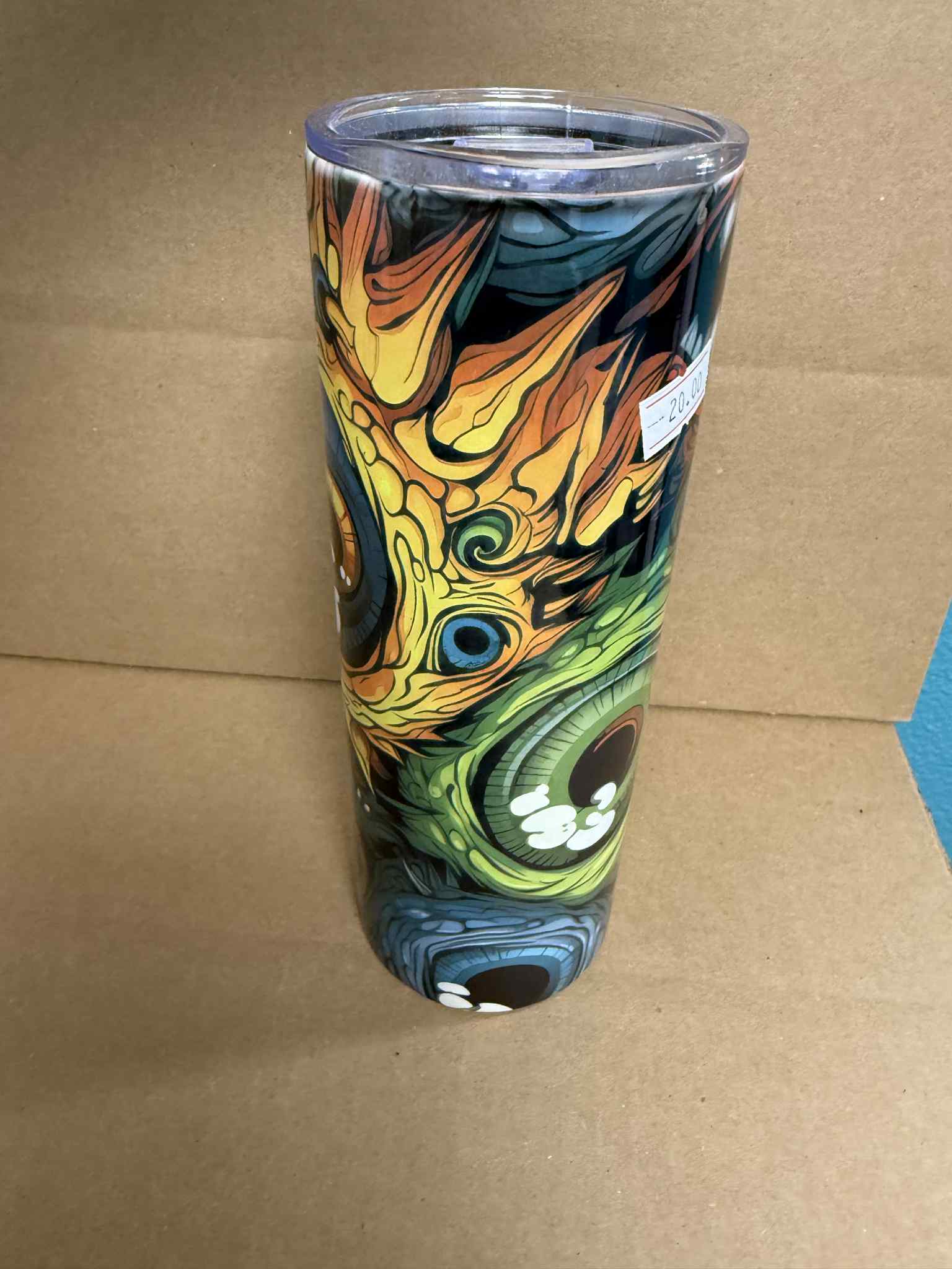 Monster Eyes - Sublimation 20oz Tumbler with Straw