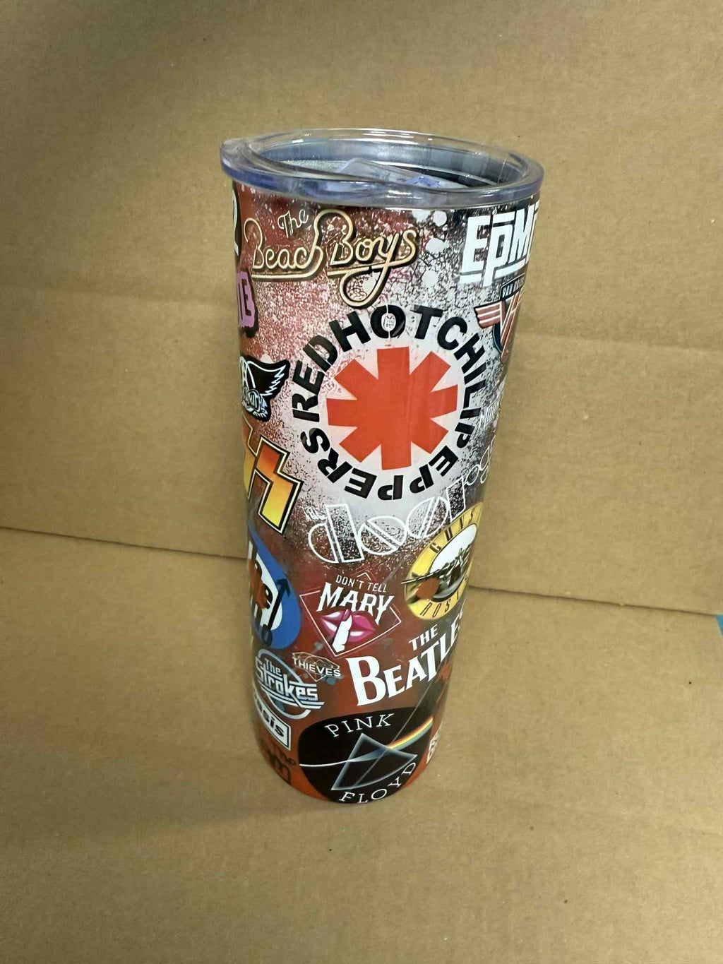 Rock Bands - Sublimation 20oz Tumbler with Straw