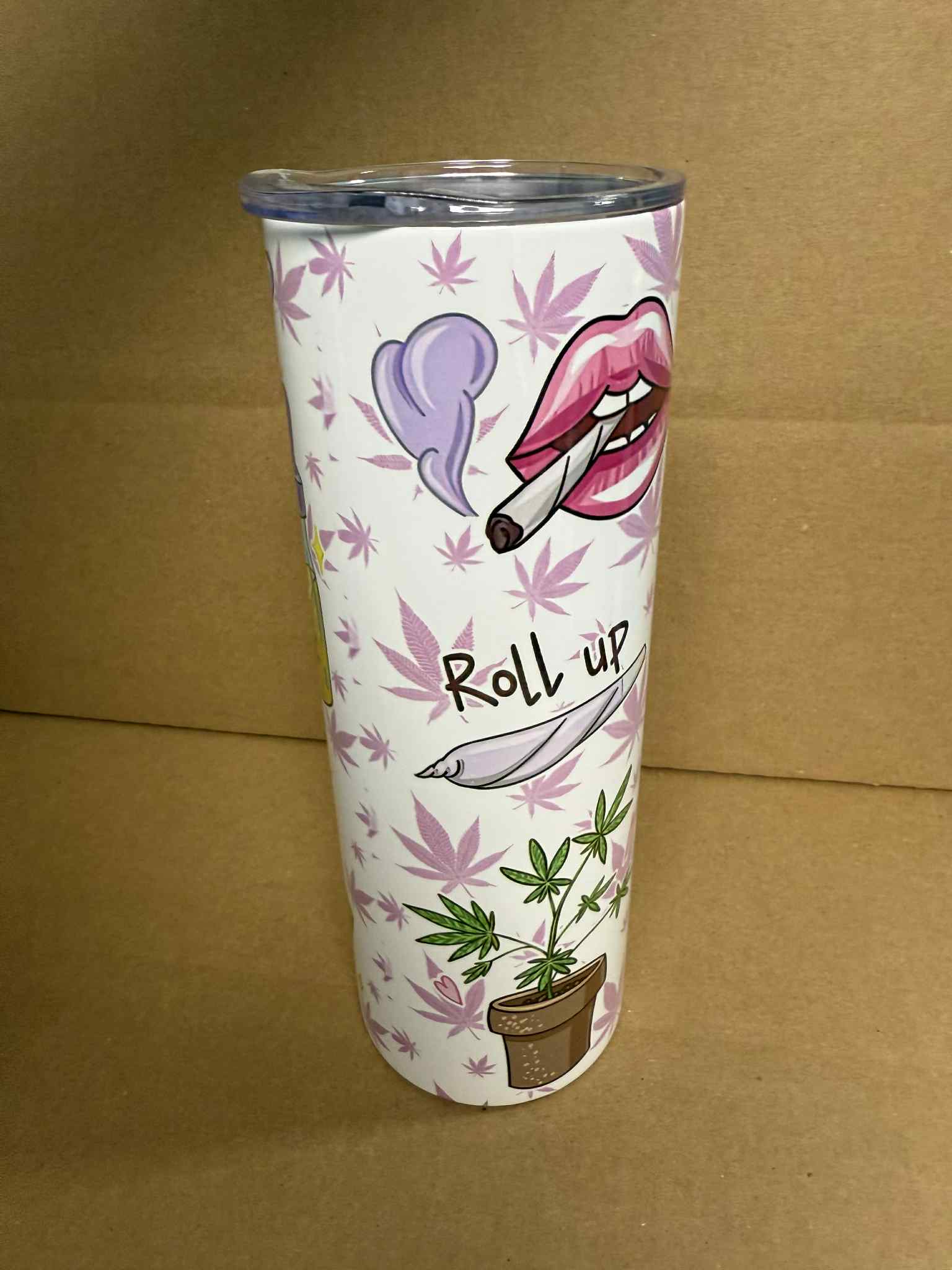 Puff Puff Pass - Sublimation 20oz Tumbler with Straw