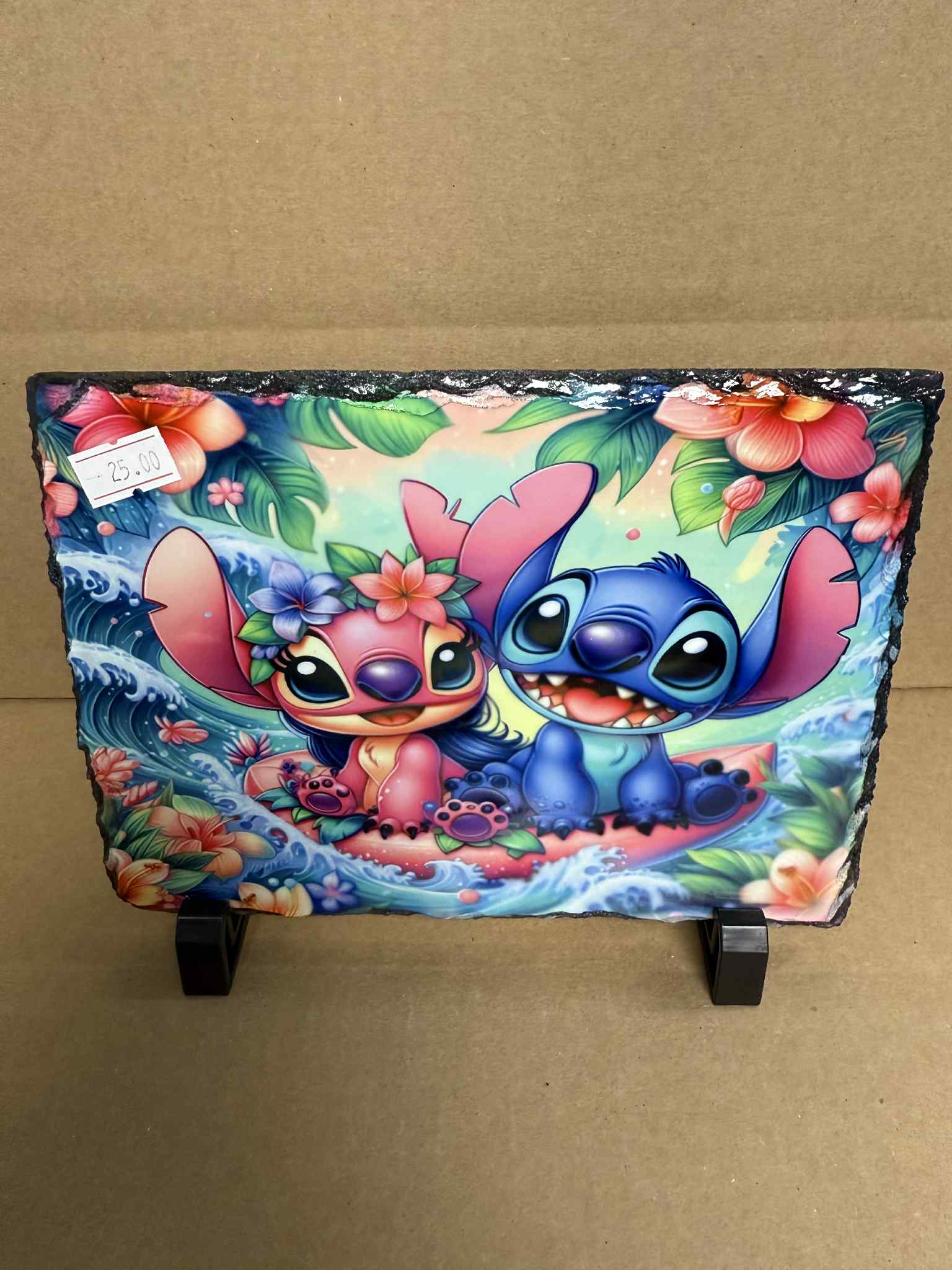 Lilo & Stitch - 6x8" Slate Stone Photos with Stand