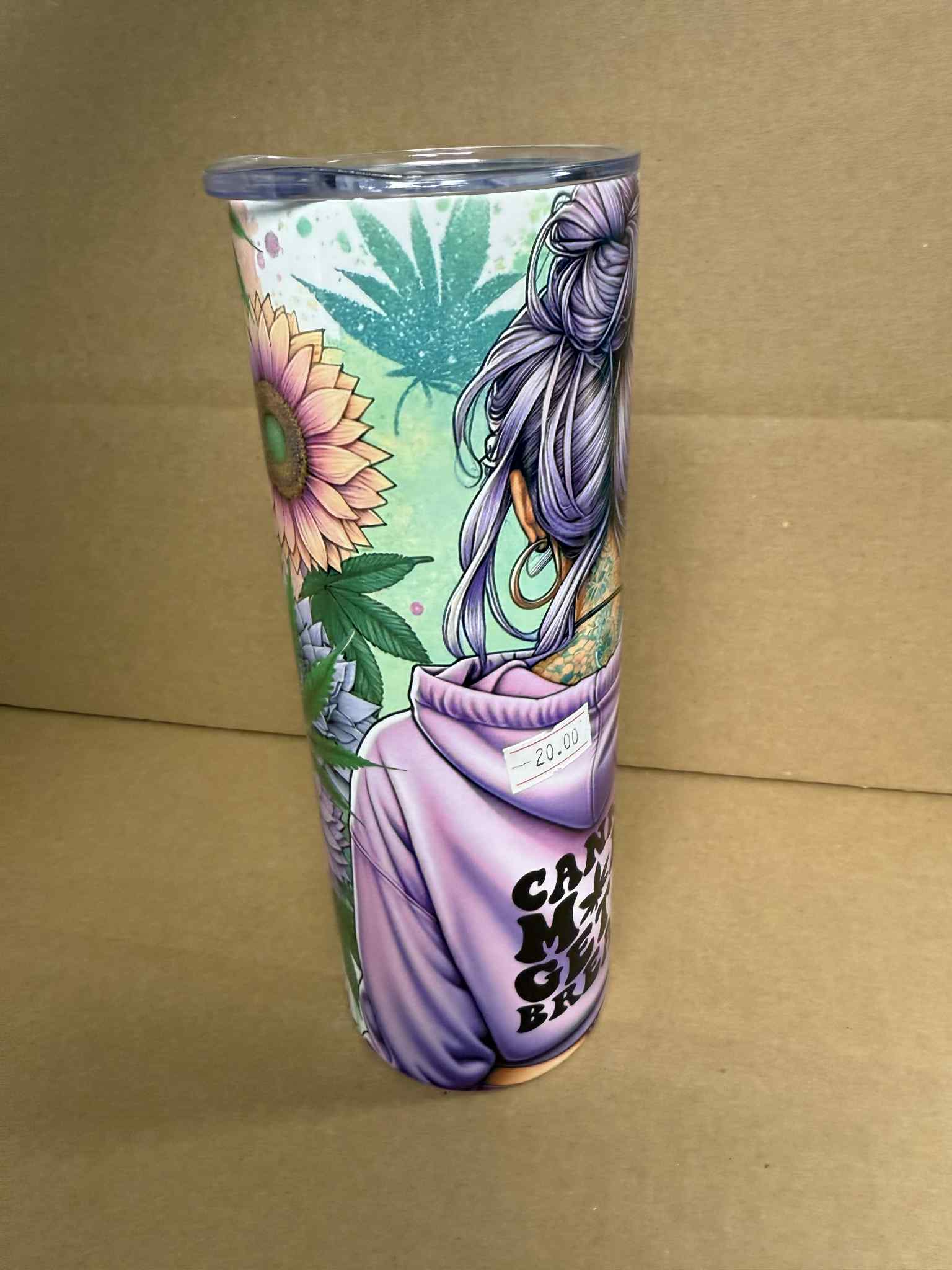 Canna Mom - Sublimation 20oz Tumbler with Straw