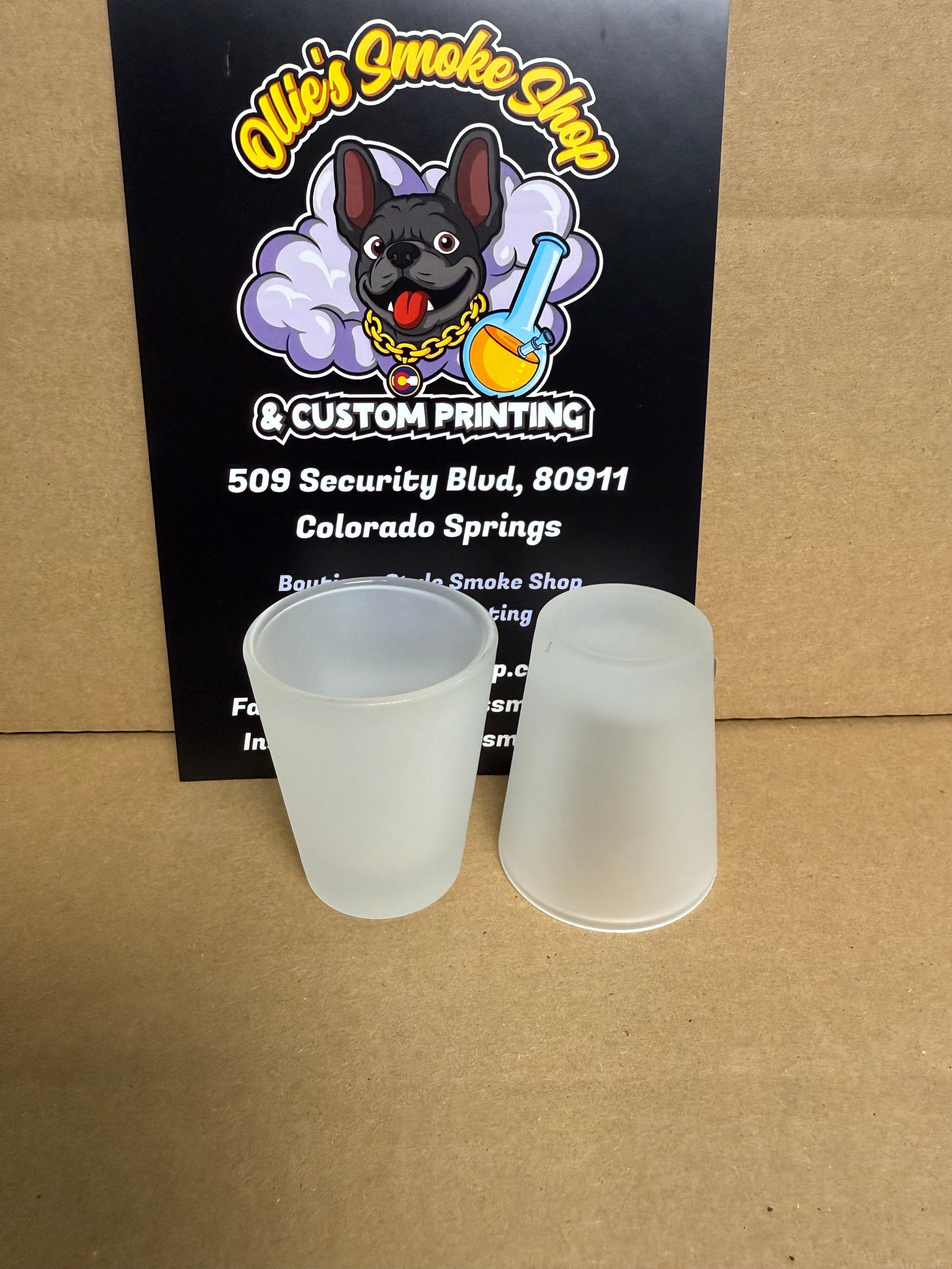 Custom Sublimation Frosted Shot Glass