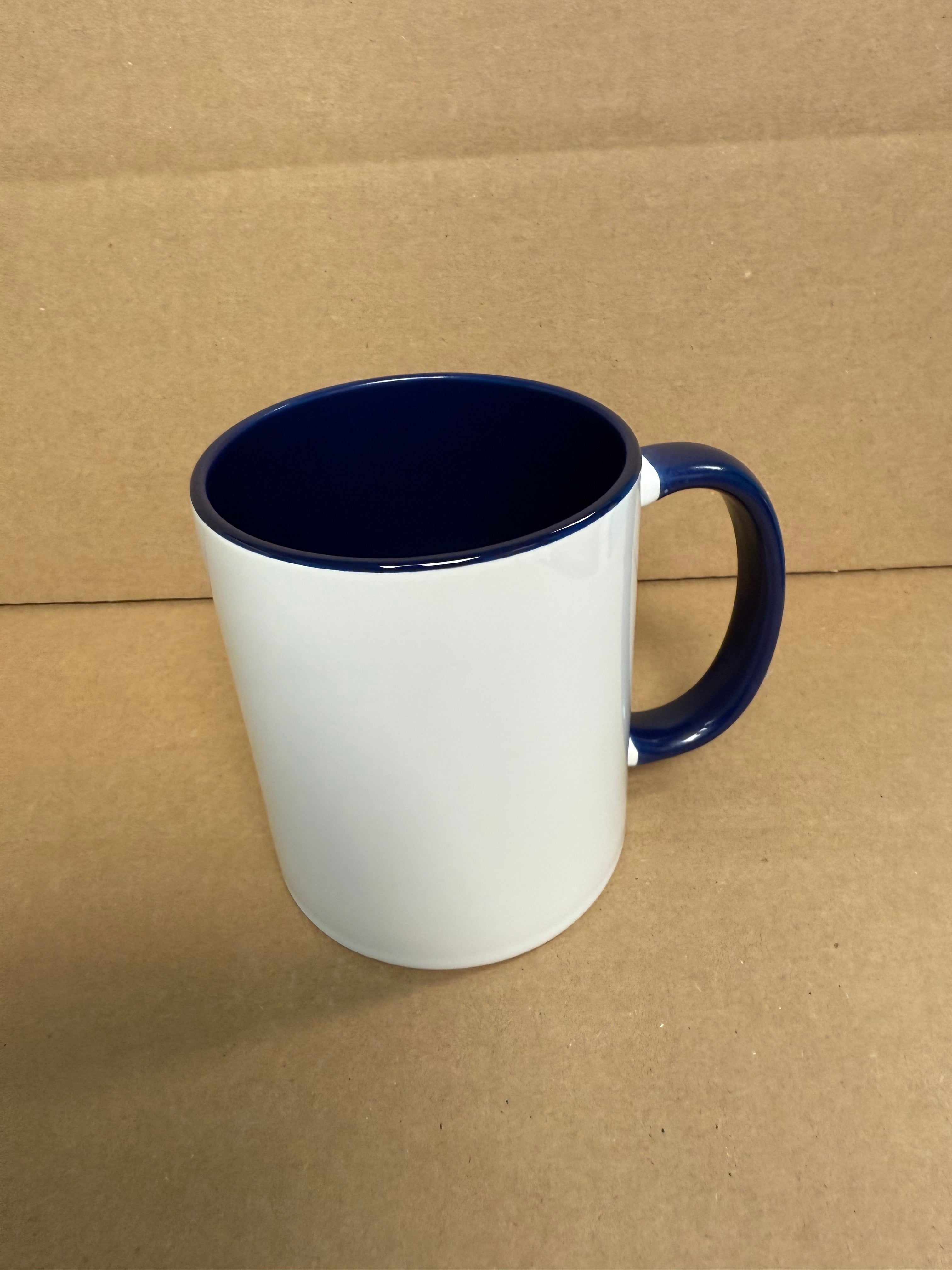 Custom Sublimation 11oz Coffee Mug - Blue
