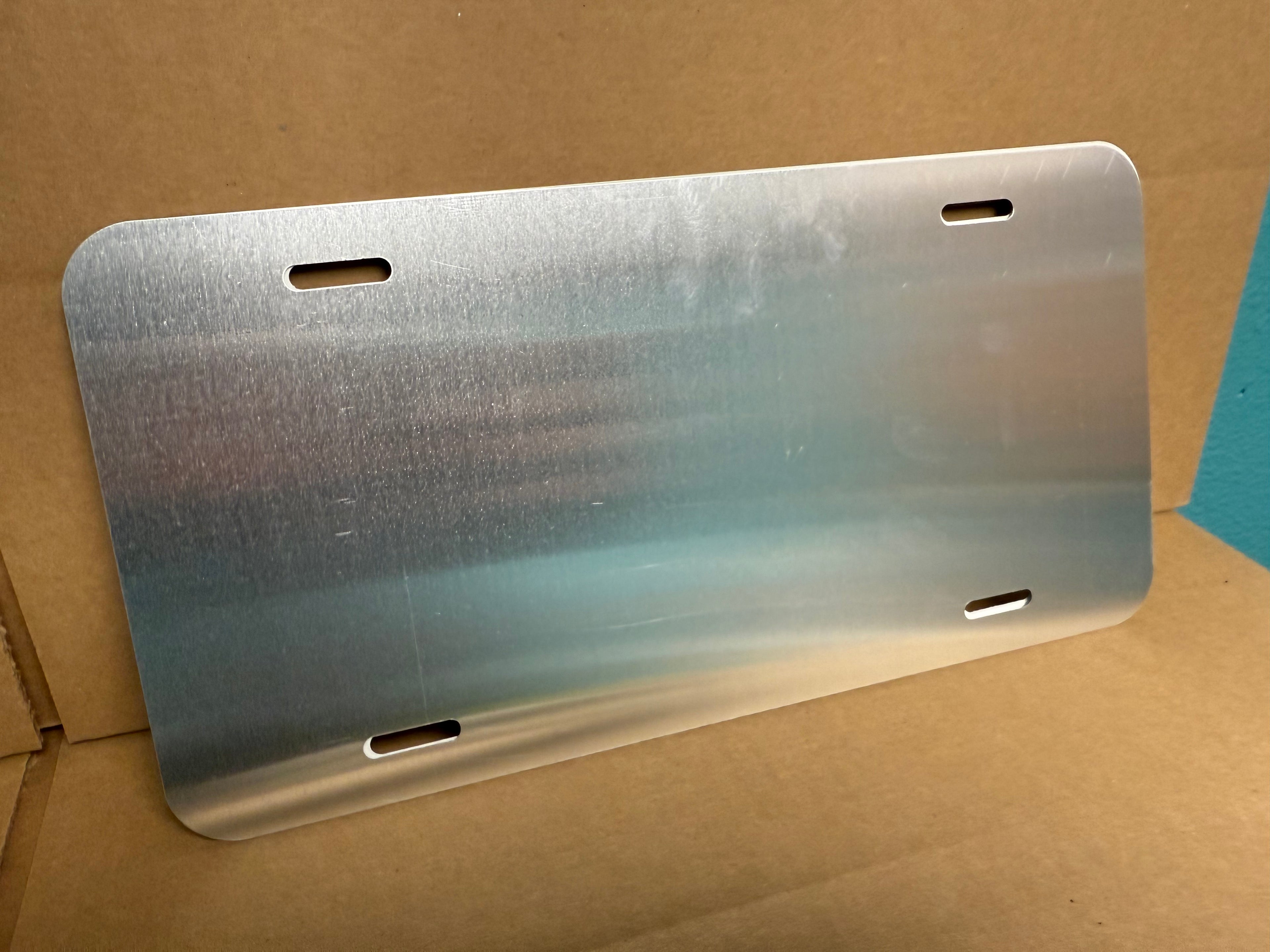Custom Sublimation 6x12” License Plate