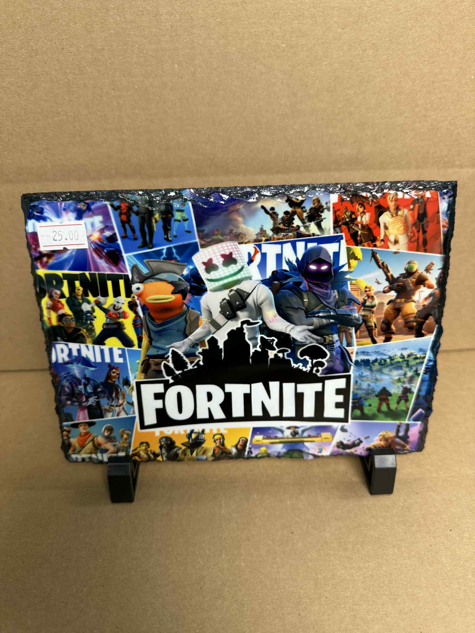 Fortnite - 6x8" Slate Stone Photos with Stand