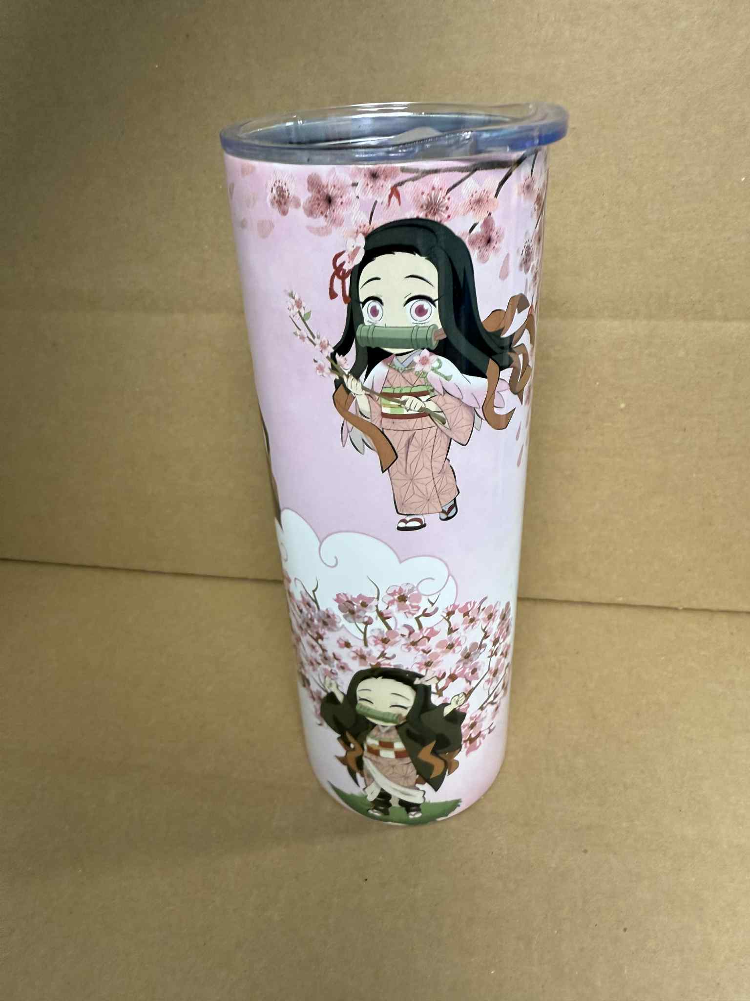 Nezuko Kamado Demon Slayer - Sublimation 20oz Tumbler with Straw
