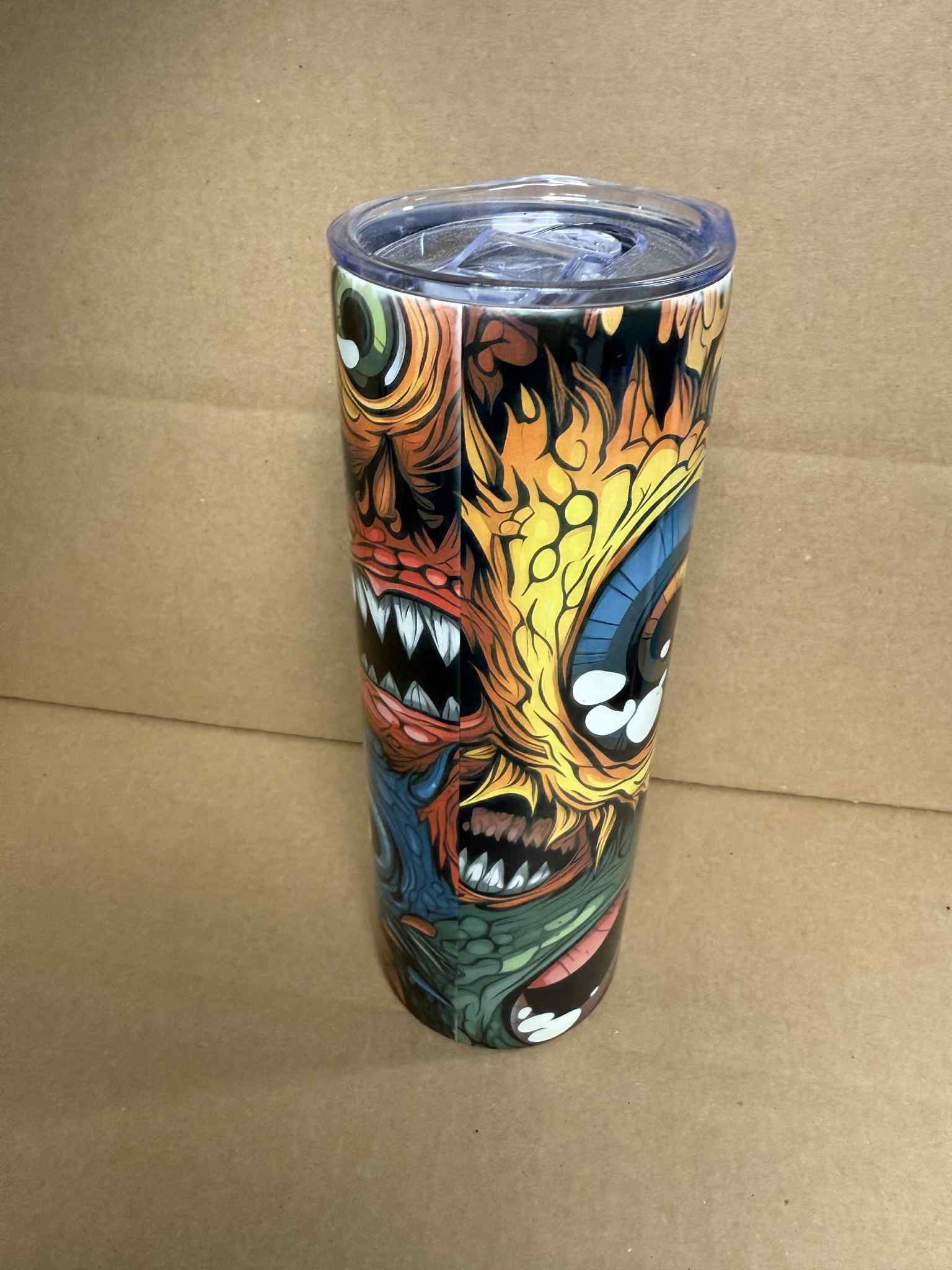 Monster Eyes - Sublimation 20oz Tumbler with Straw