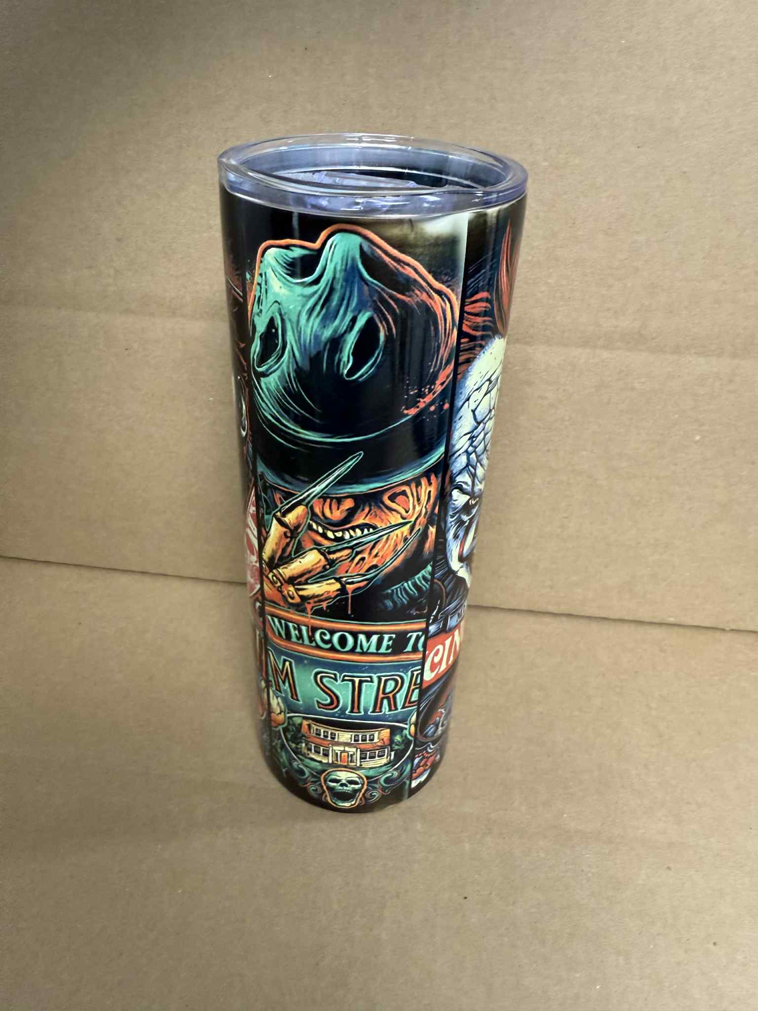Horror Movie Characters - Sublimation 20oz Tumbler with Straw