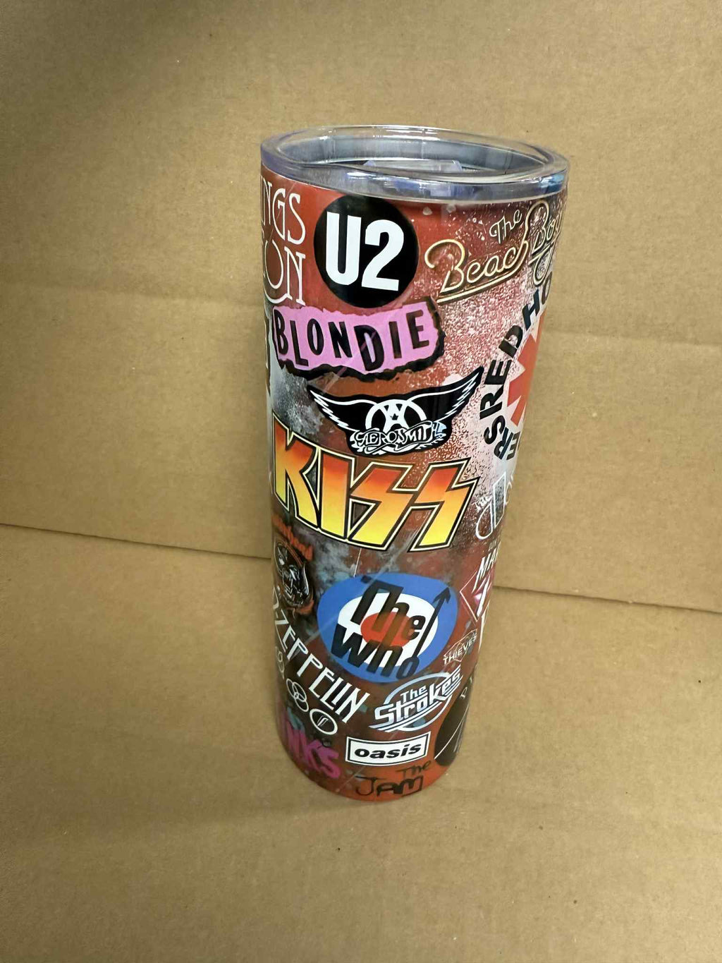 Rock Bands - Sublimation 20oz Tumbler with Straw