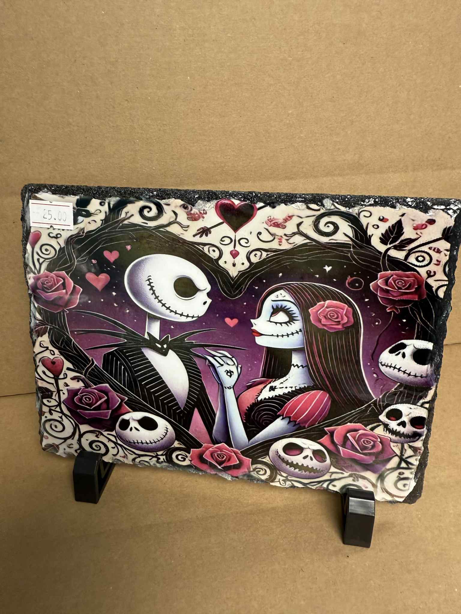 Corpse Bride - 6x8" Slate Stone Photos with Stand