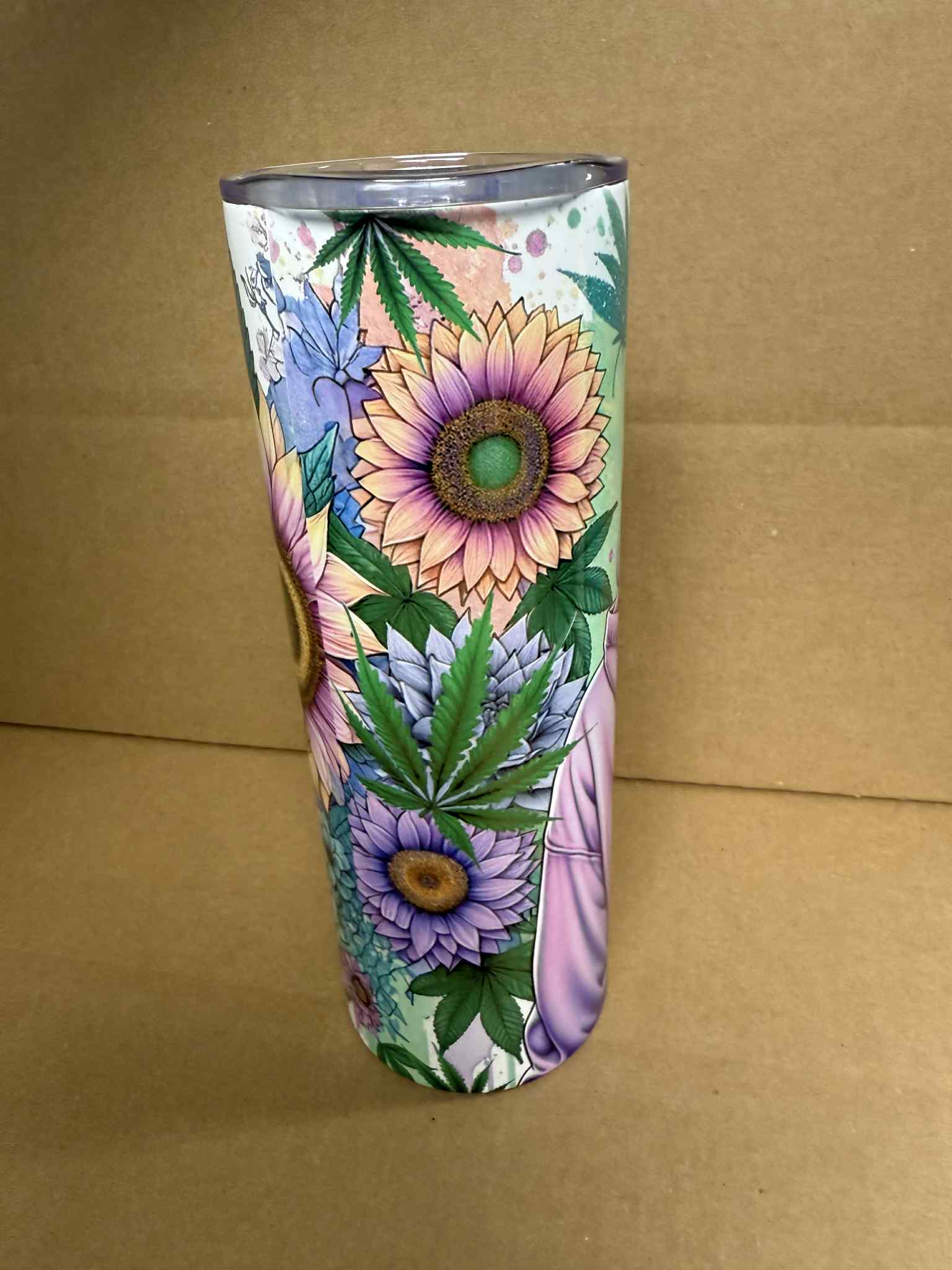 Canna Mom - Sublimation 20oz Tumbler with Straw