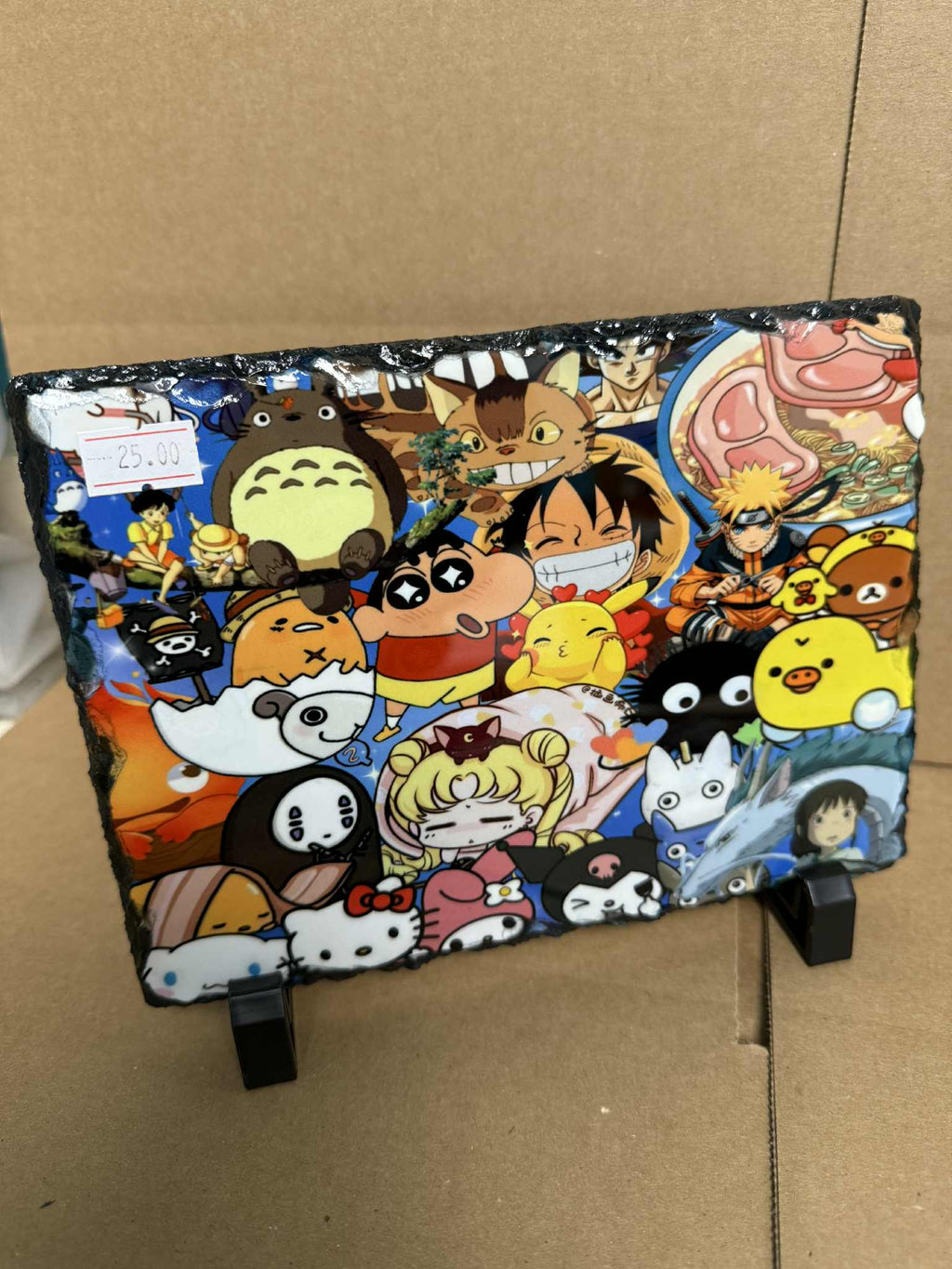 Anime - 6x8" Slate Stone Photos with Stand